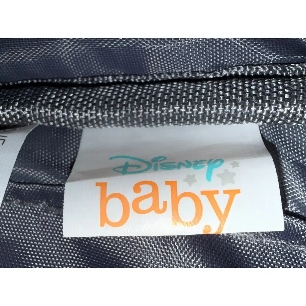 Disney Baby Minnie Mouse Diaper Bag Backpack Insulated Travel Bag Gray Pink